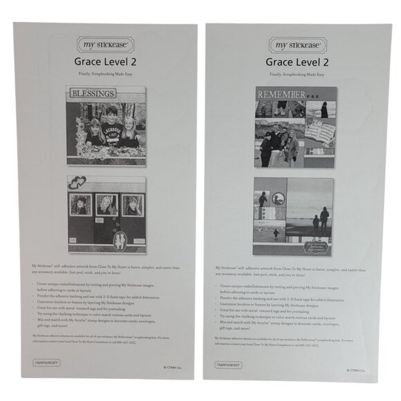 Close to My Heart Reflections Stickease X7117C Grace Family Memories Togethe NEW - Picture 4 of 4